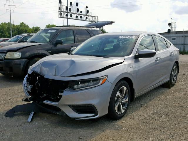 19XZE4F54KE003965 - 2019 HONDA INSIGHT EX SILVER photo 2