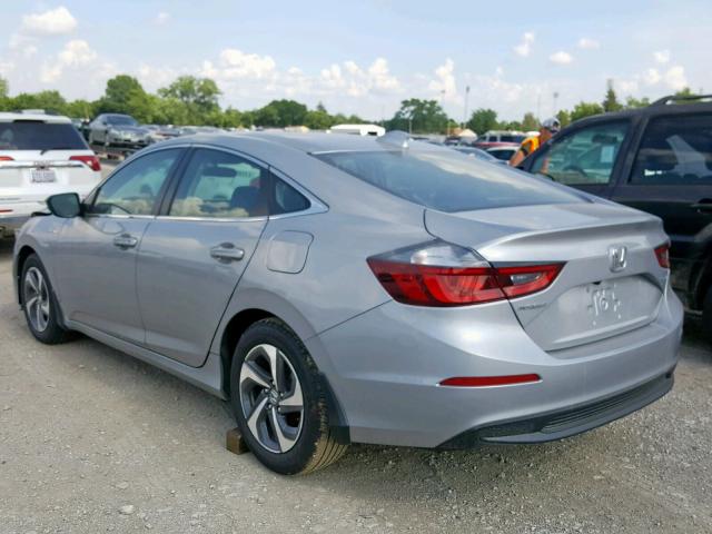 19XZE4F54KE003965 - 2019 HONDA INSIGHT EX SILVER photo 3