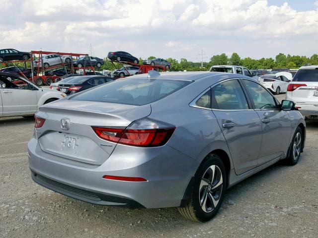 19XZE4F54KE003965 - 2019 HONDA INSIGHT EX SILVER photo 4