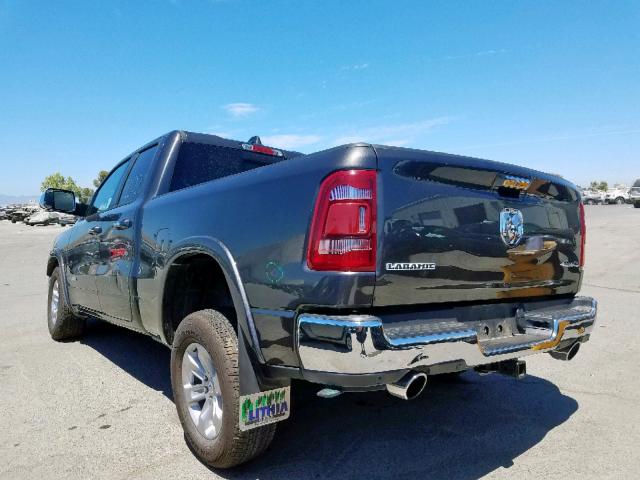 1C6SRFDT0KN732695 - 2019 RAM 1500 LARAM BLACK photo 3