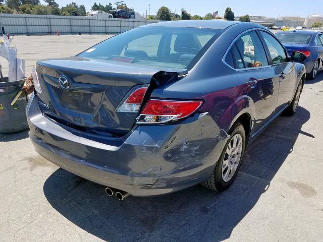 1YVHZ8BH0A5M21483 - 2010 MAZDA 6 I BLUE photo 4