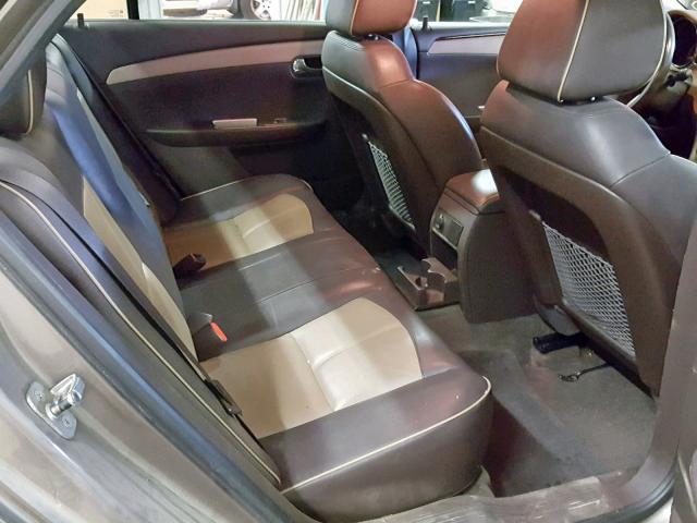 1G1ZE5EB4AF204923 - 2010 CHEVROLET MALIBU LTZ ნაცრისფერი ფოტო 6