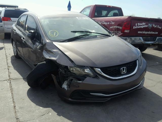 2HGFB2F52DH556123 - 2013 HONDA CIVIC LX CHARCOAL photo 1