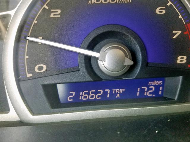 2HGFA16979H502551 - 2009 HONDA CIVIC EXL 灰色 照片 8