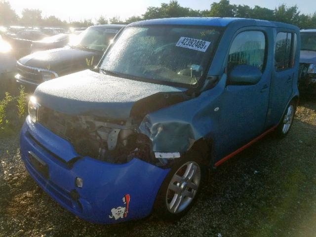 JN8AZ2KR3AT168429 - 2010 NISSAN CUBE BASE BLUE photo 2