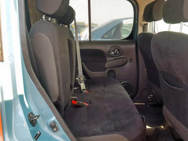 JN8AZ2KR3AT168429 - 2010 NISSAN CUBE BASE BLUE photo 6