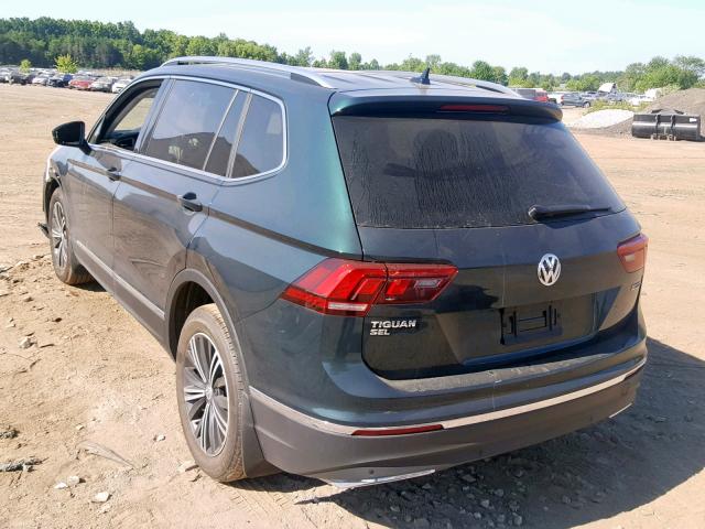 3VV2B7AX3KM121694 - 2019 VOLKSWAGEN TIGUAN SE GREEN photo 3