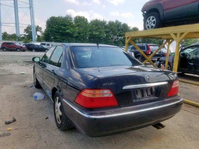 JH4KA96532C008560 - 2002 ACURA 3.5RL BLACK photo 3