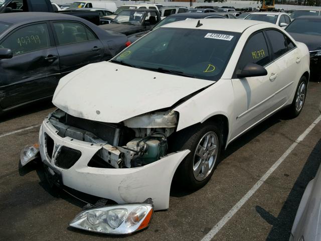 1G2ZH57N984124291 - 2008 PONTIAC G6 GT WHITE photo 2