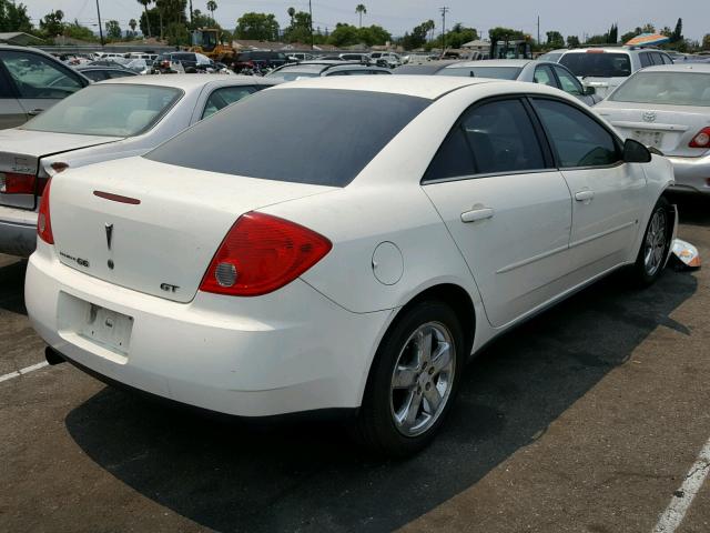 1G2ZH57N984124291 - 2008 PONTIAC G6 GT WHITE photo 4