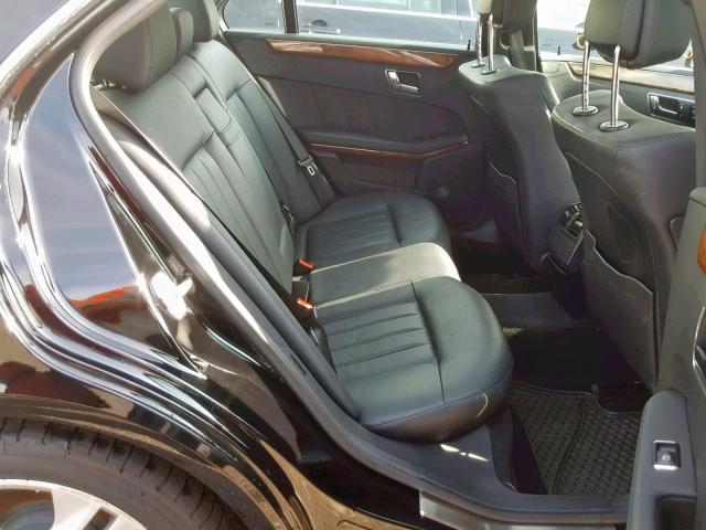 WDDHF9AB9AA234175 - 2010 MERCEDES-BENZ E 550 4MAT BLACK photo 6