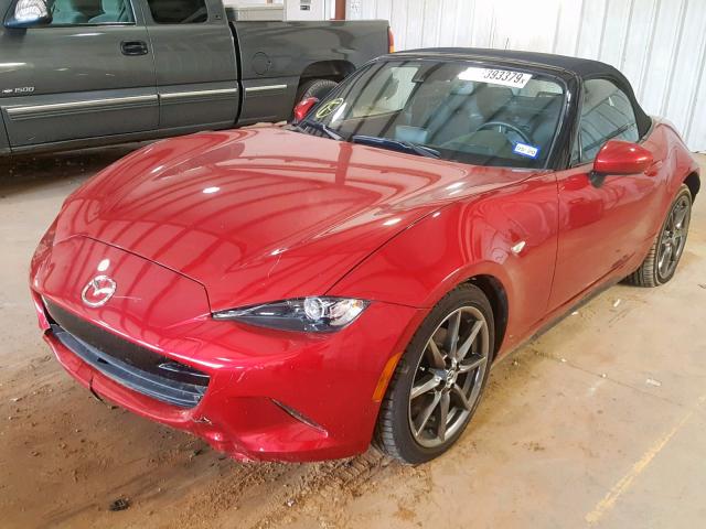 JM1NDAD70G0118678 - 2016 MAZDA MX-5 MIATA RED photo 2