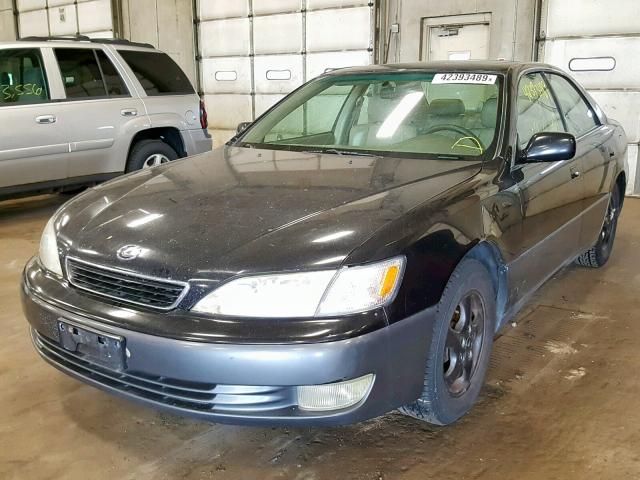 JT8BF22GXV0011011 - 1997 LEXUS ES 300 BLACK photo 2