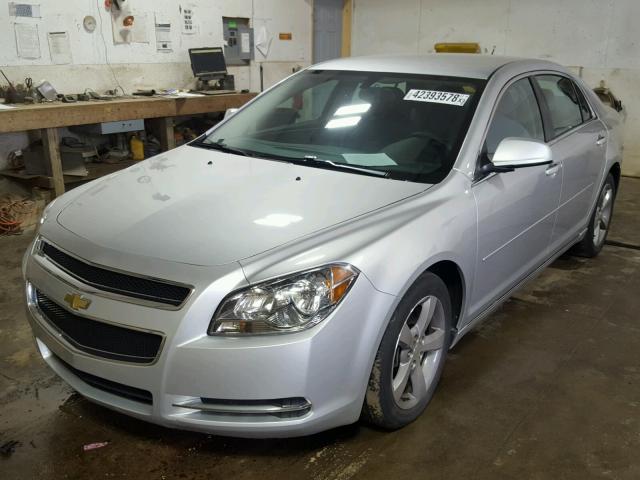 1G1ZC5E17BF169289 - 2011 CHEVROLET MALIBU 1LT SILVER photo 2