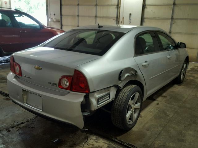 1G1ZC5E17BF169289 - 2011 CHEVROLET MALIBU 1LT SILVER photo 4