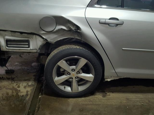 1G1ZC5E17BF169289 - 2011 CHEVROLET MALIBU 1LT SILVER photo 9