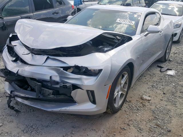 1G1FB1RX3J0125059 - 2018 CHEVROLET CAMARO LT SILVER photo 2