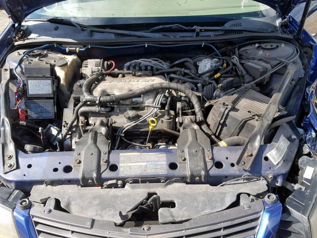 2G1WF52E159315197 - 2005 CHEVROLET IMPALA BLUE photo 7