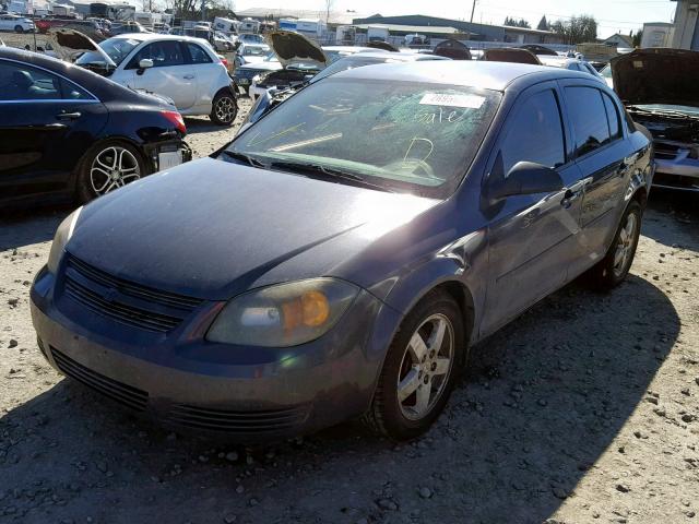 1G1AT58H997295504 - 2009 CHEVROLET COBALT LT CHARCOAL photo 2