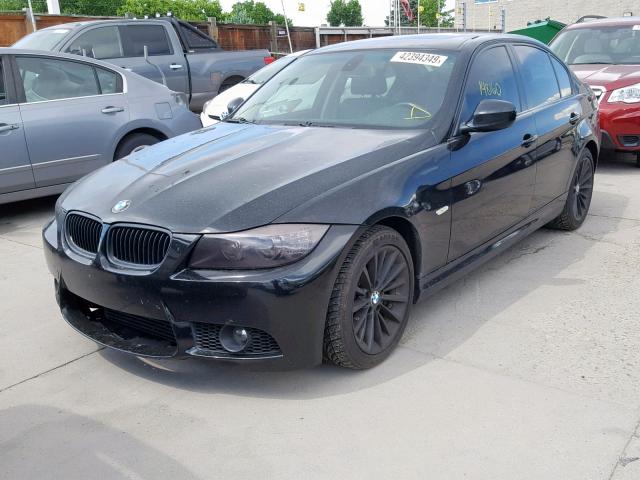 WBAPL335X9A405849 - 2009 BMW 335 XI BLACK photo 2