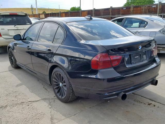 WBAPL335X9A405849 - 2009 BMW 335 XI BLACK photo 3