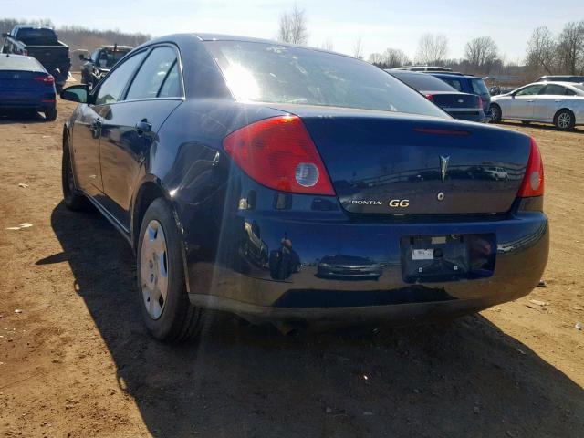 1G2ZF57B684242925 - 2008 PONTIAC G6 VALUE L BLUE photo 3