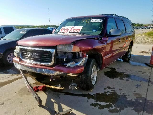 1GKEC16T51J292782 - 2001 GMC YUKON XL C BURGUNDY photo 2