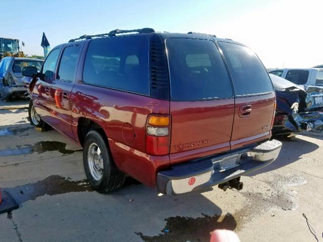 1GKEC16T51J292782 - 2001 GMC YUKON XL C BURGUNDY photo 3