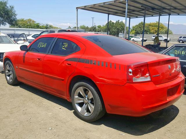 2B3CA3CV4AH307916 - 2010 DODGE CHARGER SX RED photo 3