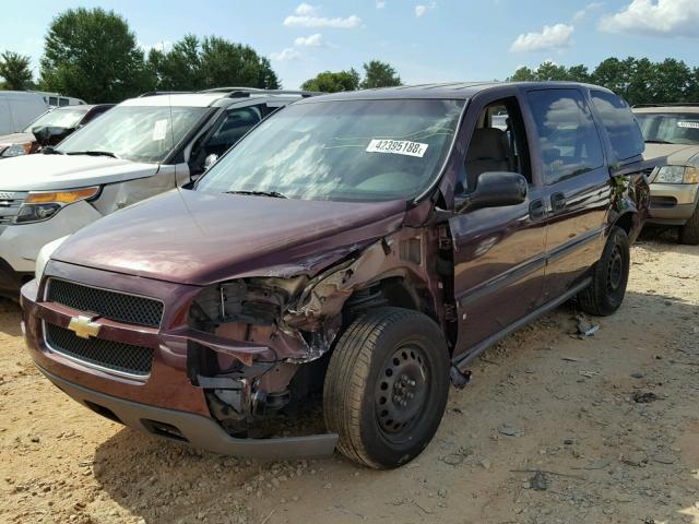 1GNDV23L06D115503 - 2006 CHEVROLET UPLANDER L 勃艮第红 照片 2