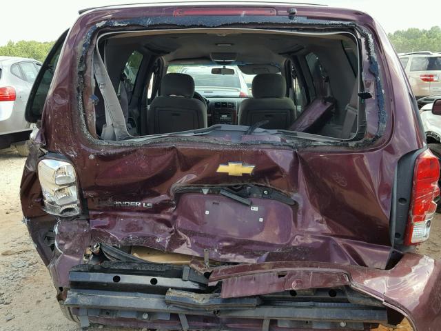1GNDV23L06D115503 - 2006 CHEVROLET UPLANDER L 勃艮第红 照片 9