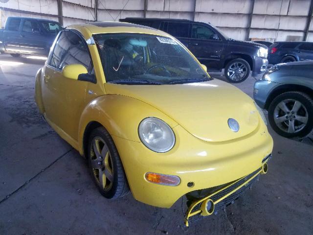 3VWCD21C22M450557 - 2002 VOLKSWAGEN NEW BEETLE ყვითელი ფოტო 1