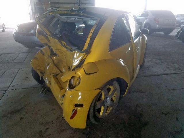 3VWCD21C22M450557 - 2002 VOLKSWAGEN NEW BEETLE ყვითელი ფოტო 4