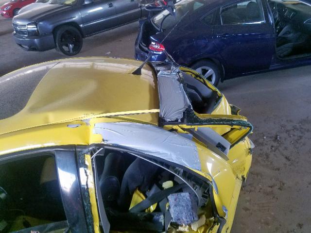 3VWCD21C22M450557 - 2002 VOLKSWAGEN NEW BEETLE ყვითელი ფოტო 9