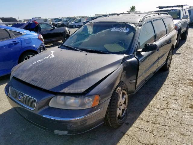 YV1SW592452482356 - 2005 VOLVO V70 FWD GRAY photo 2