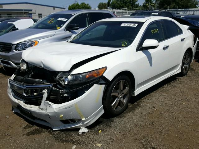 JH4CU2F89CC021795 - 2012 ACURA TSX SE WHITE photo 2