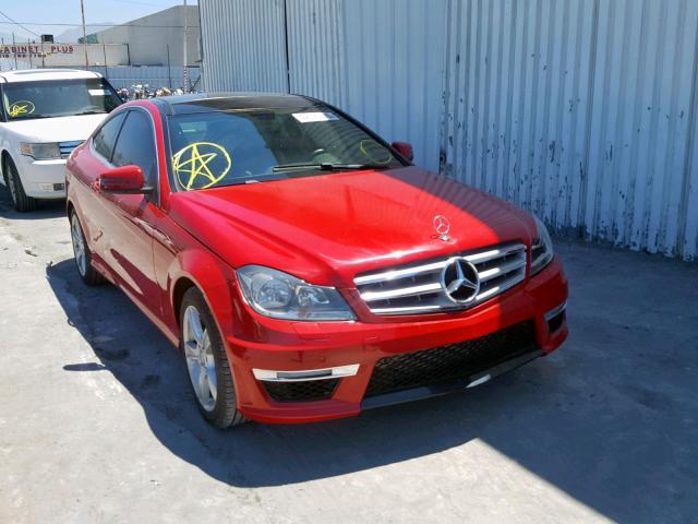 WDDGJ4HBXFG368653 - 2015 MERCEDES-BENZ C 250 RED photo 1