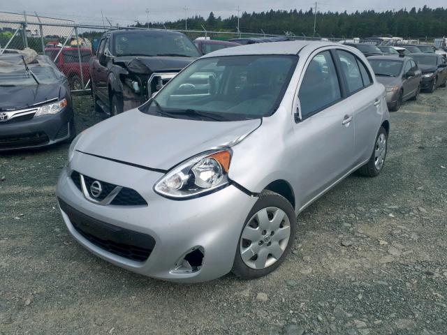 3N1CK3CP9FL267928 - 2015 NISSAN MICRA SILVER photo 2