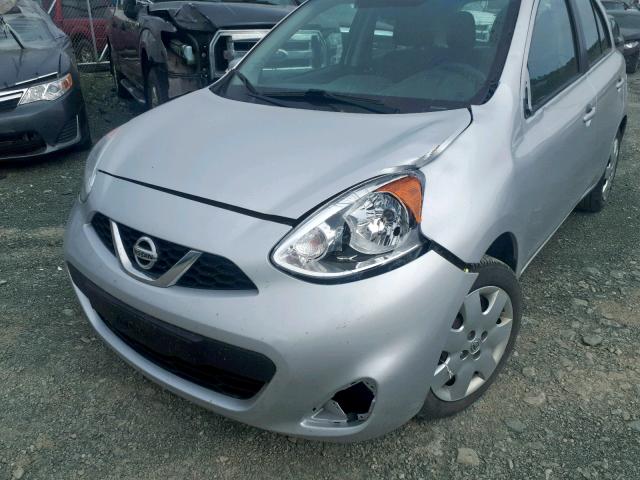 3N1CK3CP9FL267928 - 2015 NISSAN MICRA SILVER photo 9