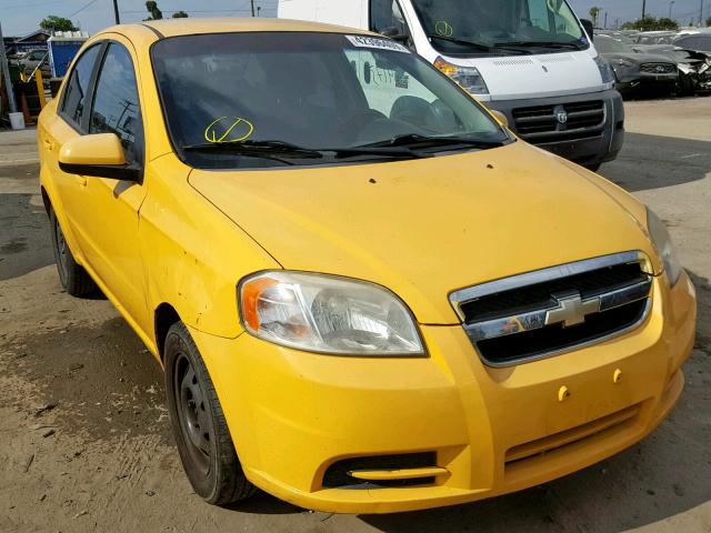 KL1TD5DE9AB089715 - 2010 CHEVROLET AVEO LS YELLOW photo 1