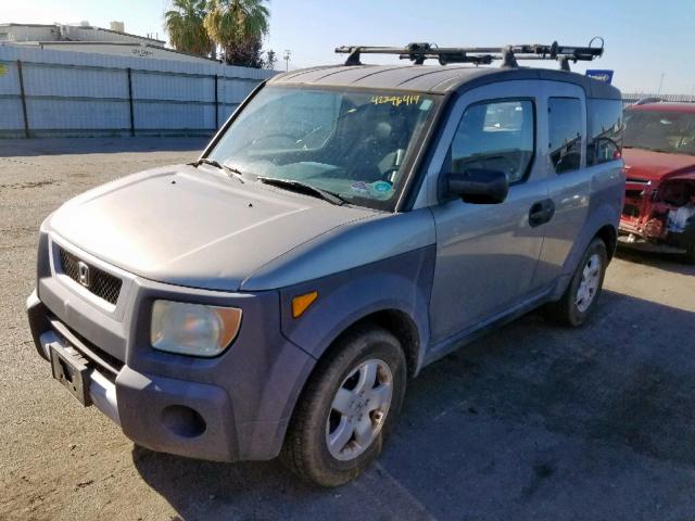 5J6YH28633L047360 - 2003 HONDA ELEMENT EX GRAY photo 2