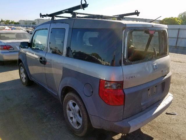 5J6YH28633L047360 - 2003 HONDA ELEMENT EX GRAY photo 3