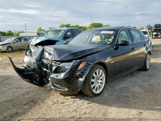 WBAVD53528A010840 - 2008 BMW 335 XI BLACK photo 2