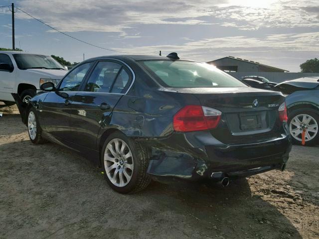 WBAVD53528A010840 - 2008 BMW 335 XI BLACK photo 3