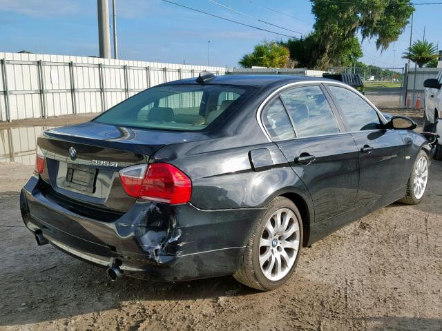 WBAVD53528A010840 - 2008 BMW 335 XI BLACK photo 4