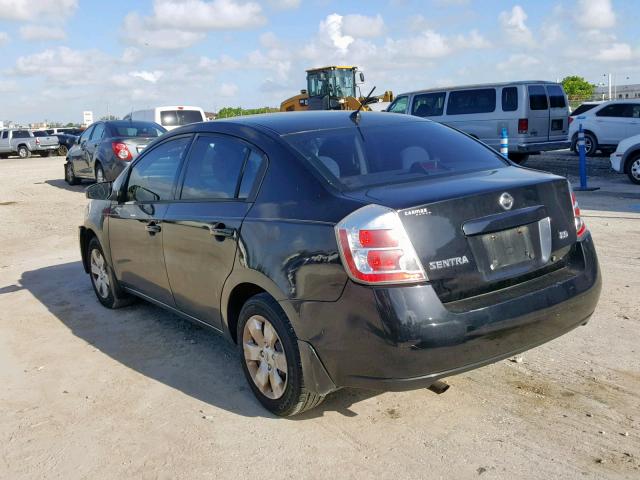 3N1AB61E98L738294 - 2008 NISSAN SENTRA 2.0 BLACK photo 3