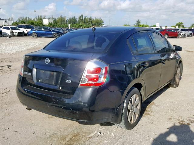 3N1AB61E98L738294 - 2008 NISSAN SENTRA 2.0 BLACK photo 4