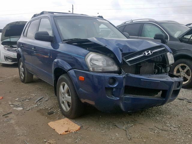 KM8JM12B46U355571 - 2006 HYUNDAI TUCSON GL BLUE photo 1