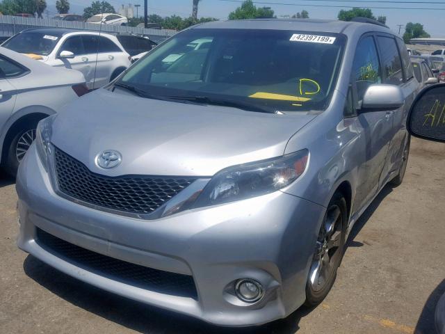 5TDXK3DC6BS137958 - 2011 TOYOTA SIENNA SPO TEAL photo 2