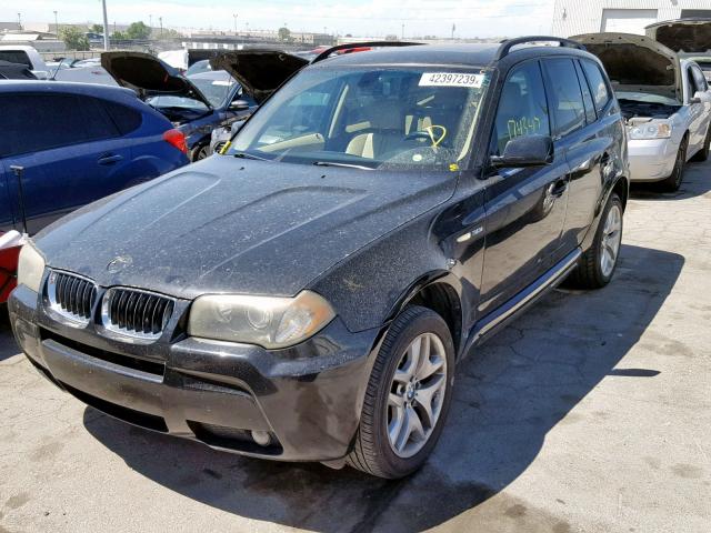 WBXPA93436WD31214 - 2006 BMW X3 3.0I BLACK photo 2